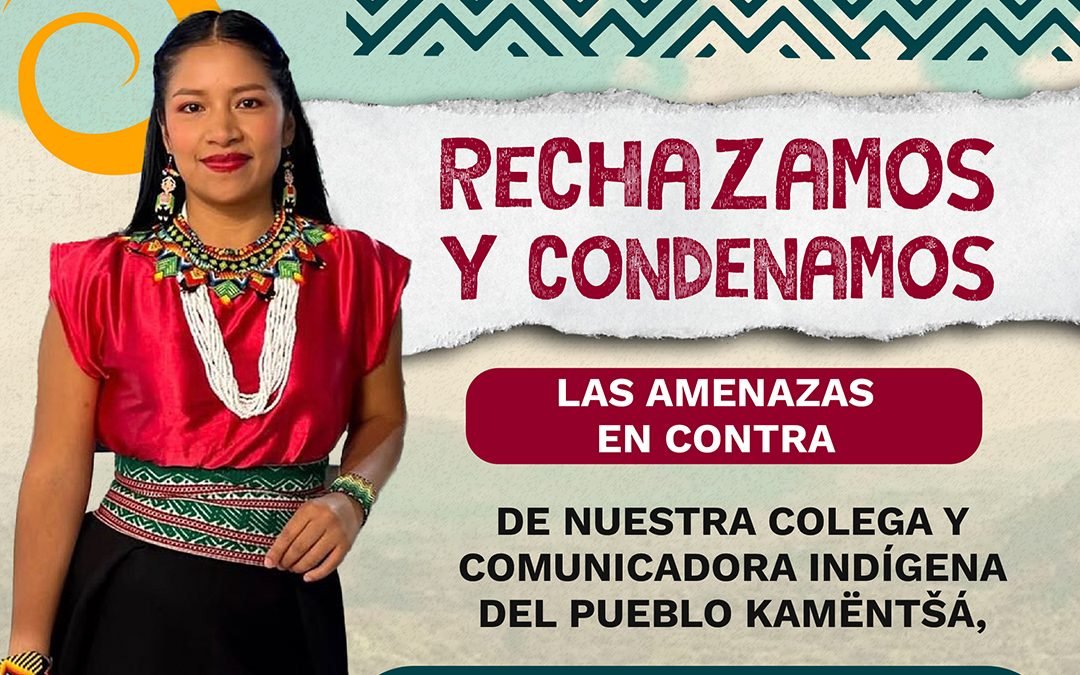 COMUNICADO A LA OPINIÓN PÚBLICA: Desde la Comisión Nacional de Comunicación de los Pueblos Indígenas (CONCIP-MPC) rechazamos y condenamos las amenazas en contra de nuestra colega y comunicadora indígena del pueblo Kamëntšá, Sandra Chindoy